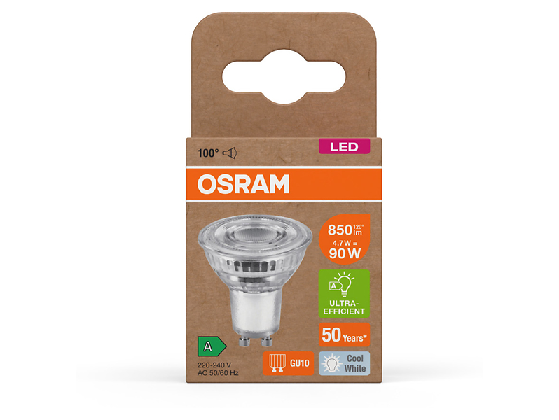 Żarówka LED GU10 4,7W z neutralną barwą światła