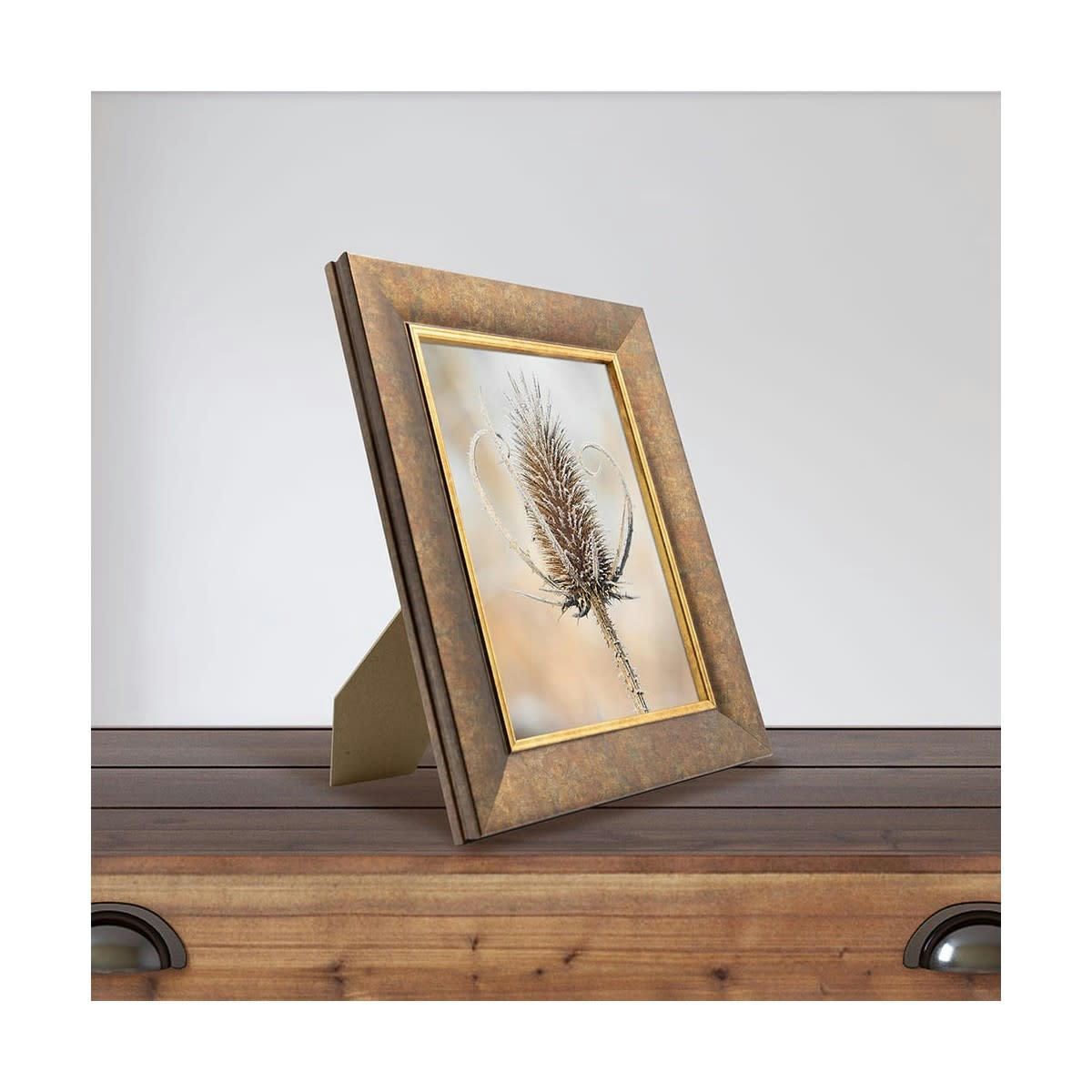 HADES - Cadre photo filet doré 13x18 cm résine recyclée