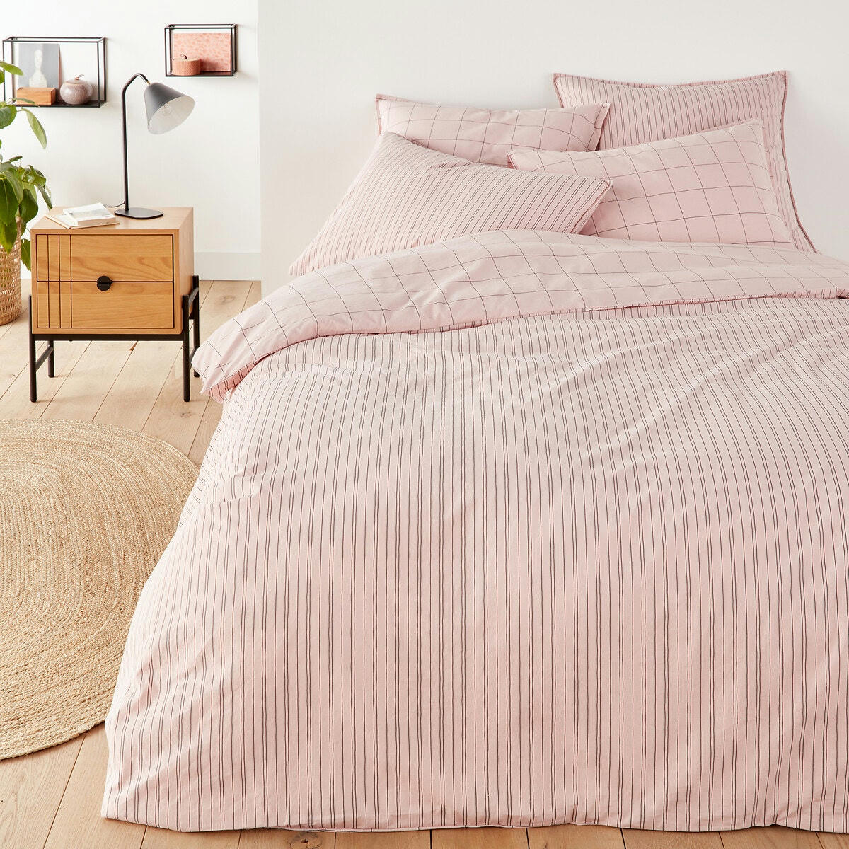 Drap-housse coton lavé, Monille