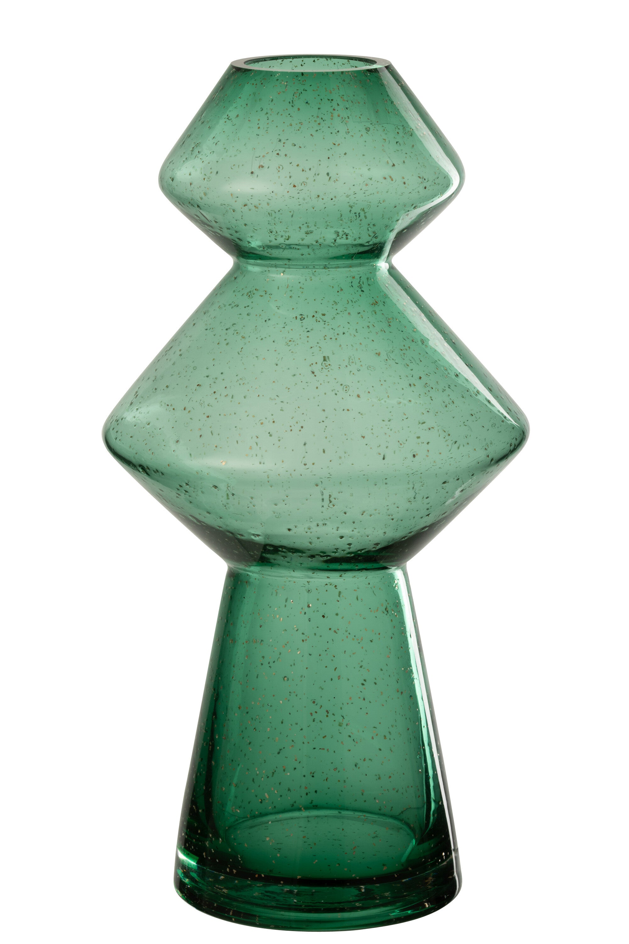 J-Line vaas Carol - glas - groen