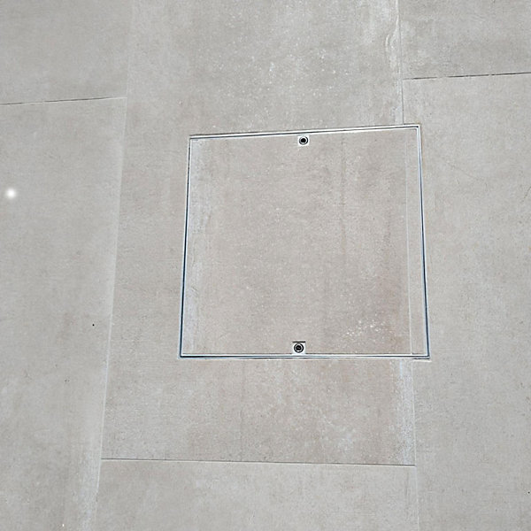 Couvercle à carreler en aluminium - ECO - 59 x 59 cm