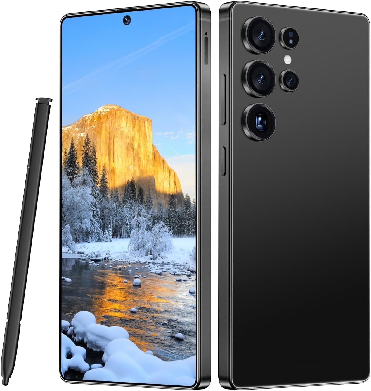 MMY I25 Ultra 5G Unlocked Smartphone,16GB+512GB Fully Cell Phone for Android 14, 6.99 Unlocked Cell Phone, 7000mAh, 68MP+108MP Dual Camera/Dual SIM/Fingerprint Lock/Face (Black)