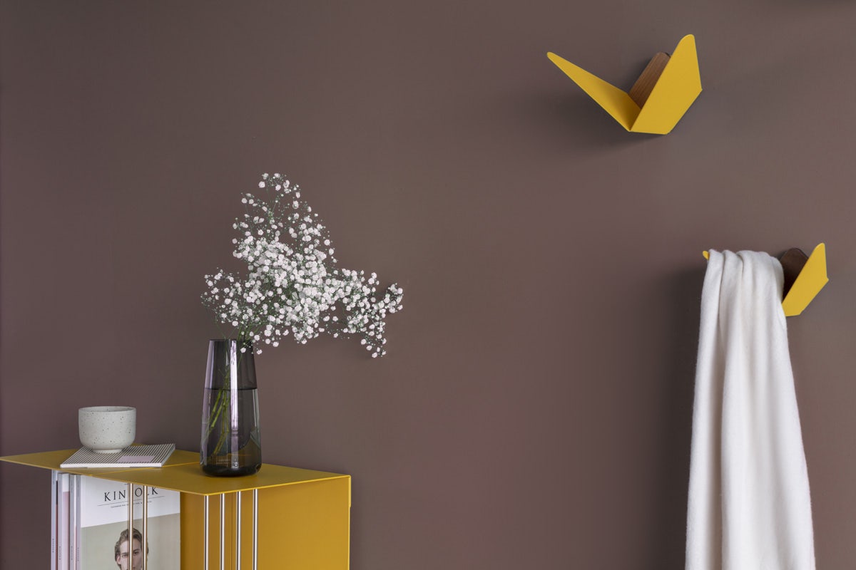 Umage Butterflies Mini wandhaak saffron yellow