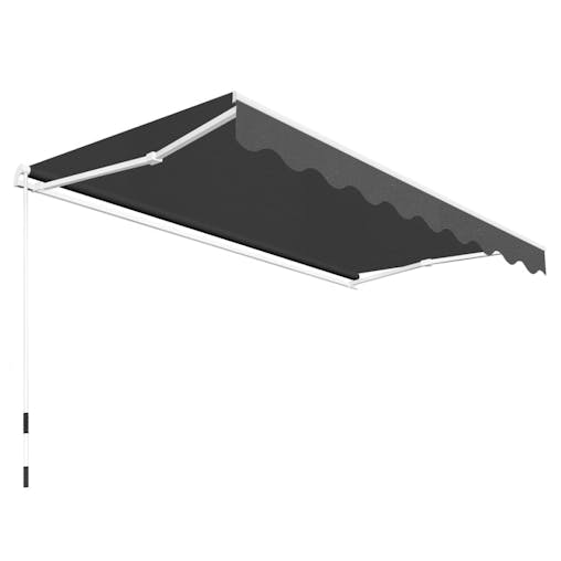 NNEVL Folding Awning Manual Operated 300 cm Anthracite