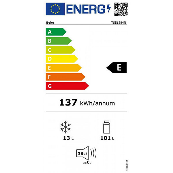 BEKO Réfrigérateur table top 114 litres - TSE1284N