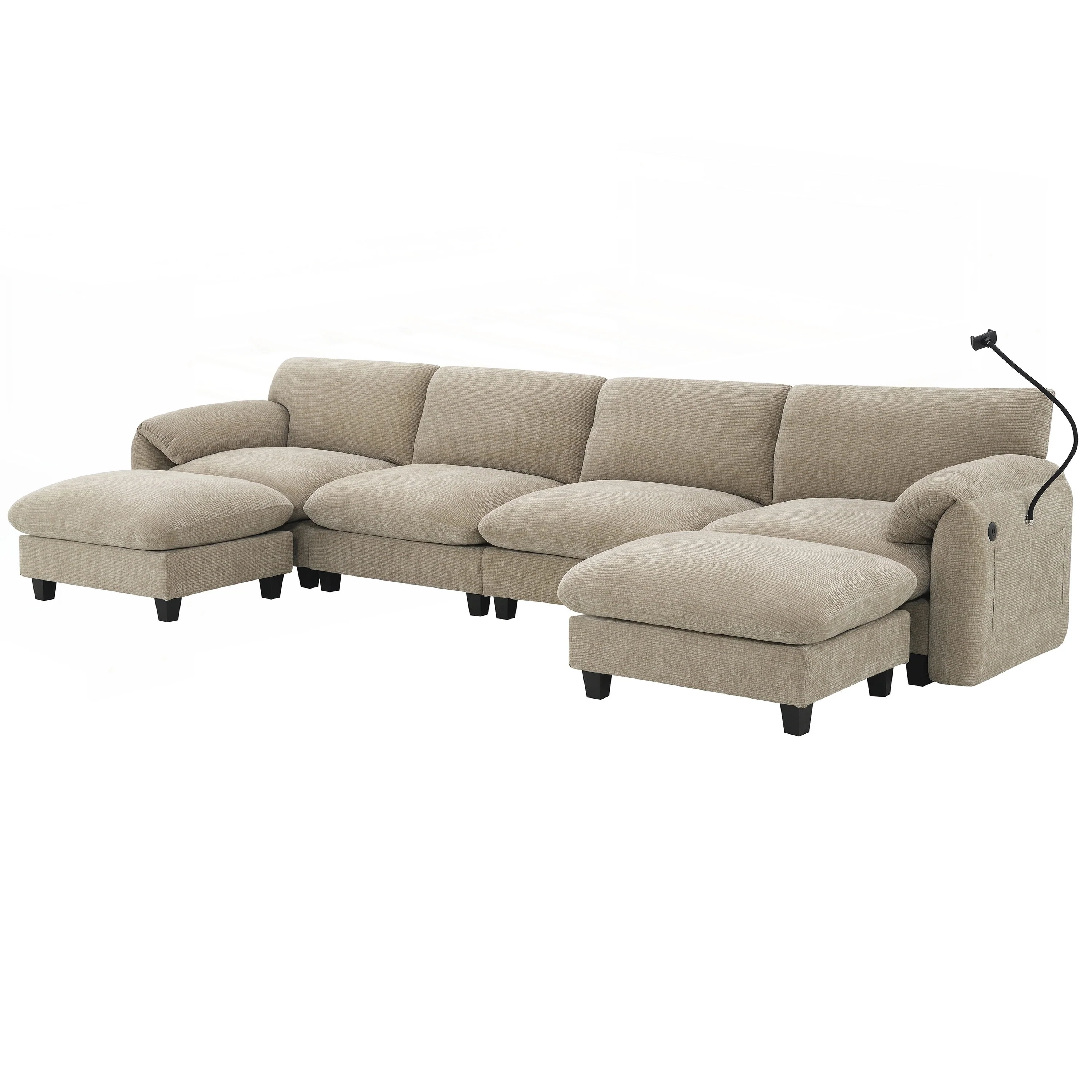 140 Inch Modular Sectional Sofa
