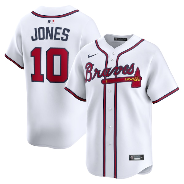 Chipper Jones Atlanta Braves Nike Home Retired Limited Player Jersey - White