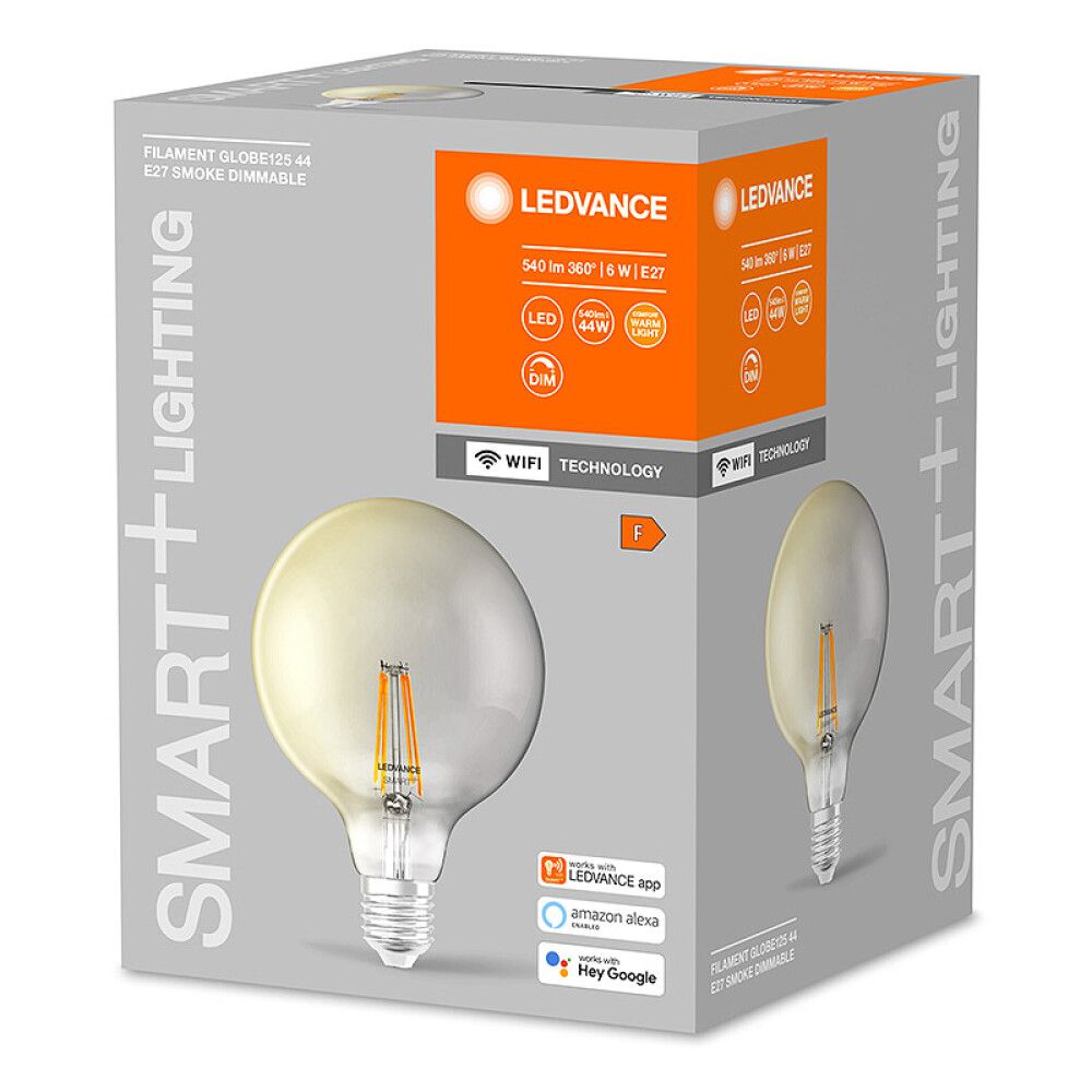 LYSPÆRE LEDVANCE SMART  WIFI SMOKE DIMBAR E27 6W