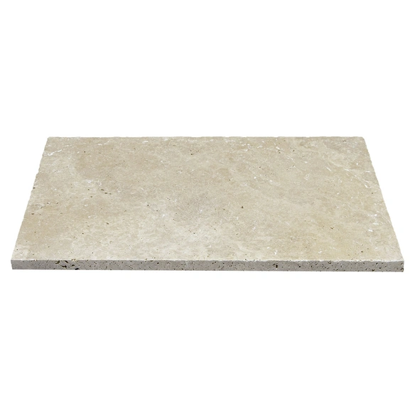 Wand- und Bodenfliese »Tosca Cream«, LxBxH: 61 x 40,6 x 1,2 cm, Travertin, beige, matt, getrommelt