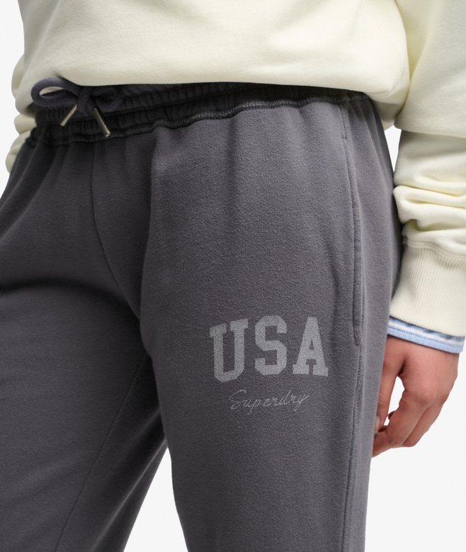 Athletic Print Flare Joggers