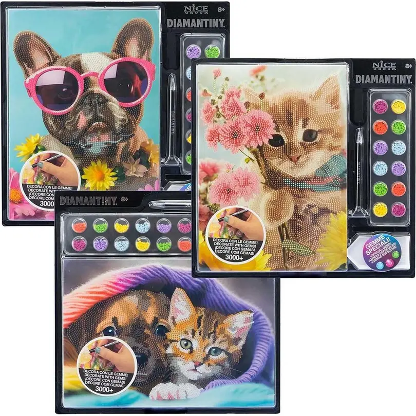 Bastelset 6er-Set Diamantiny