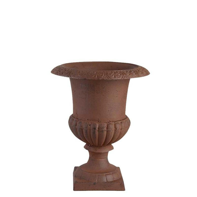 - Vase médicis en fonte hauteur 23 cm