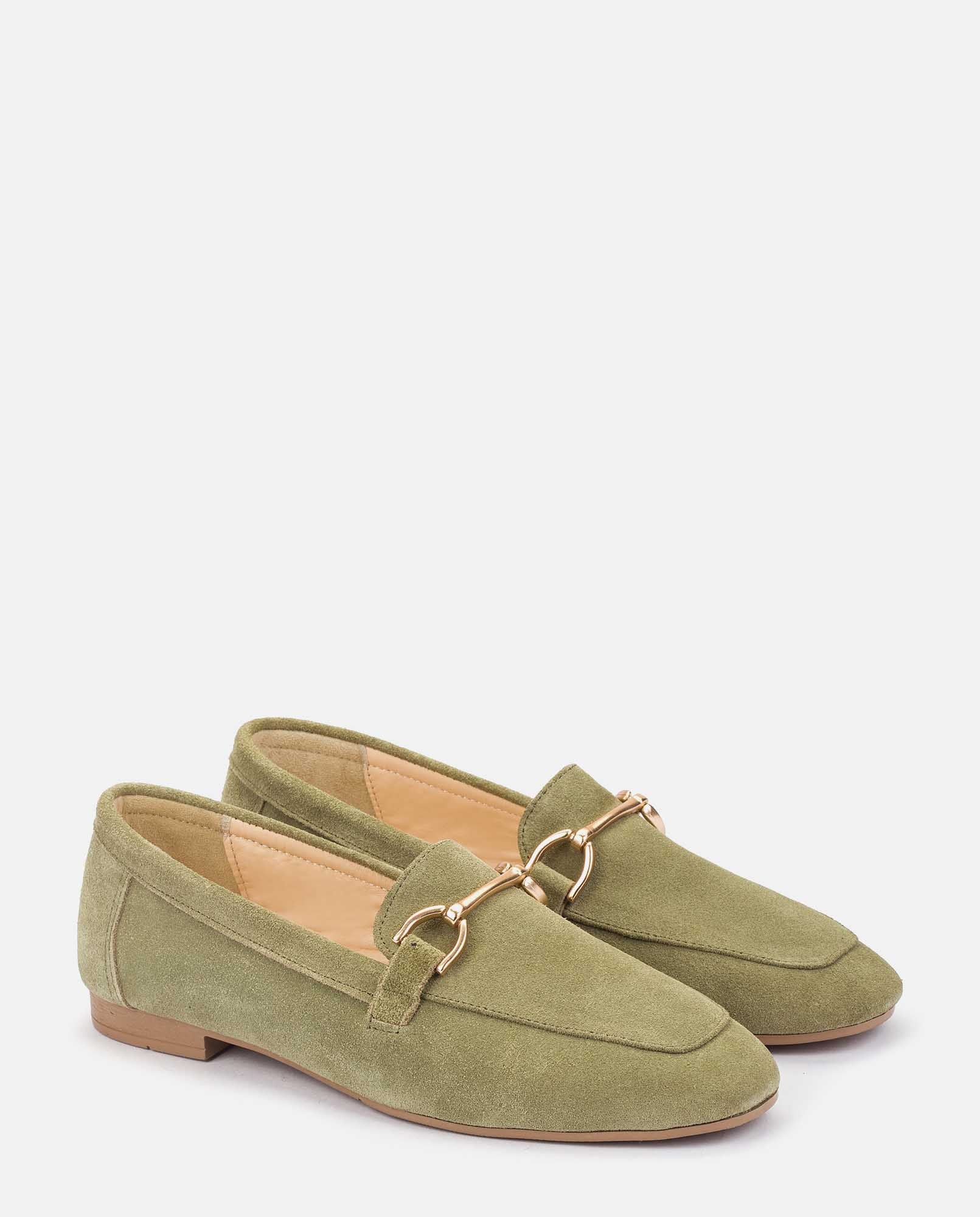 Zapato plano Regina 002 verde