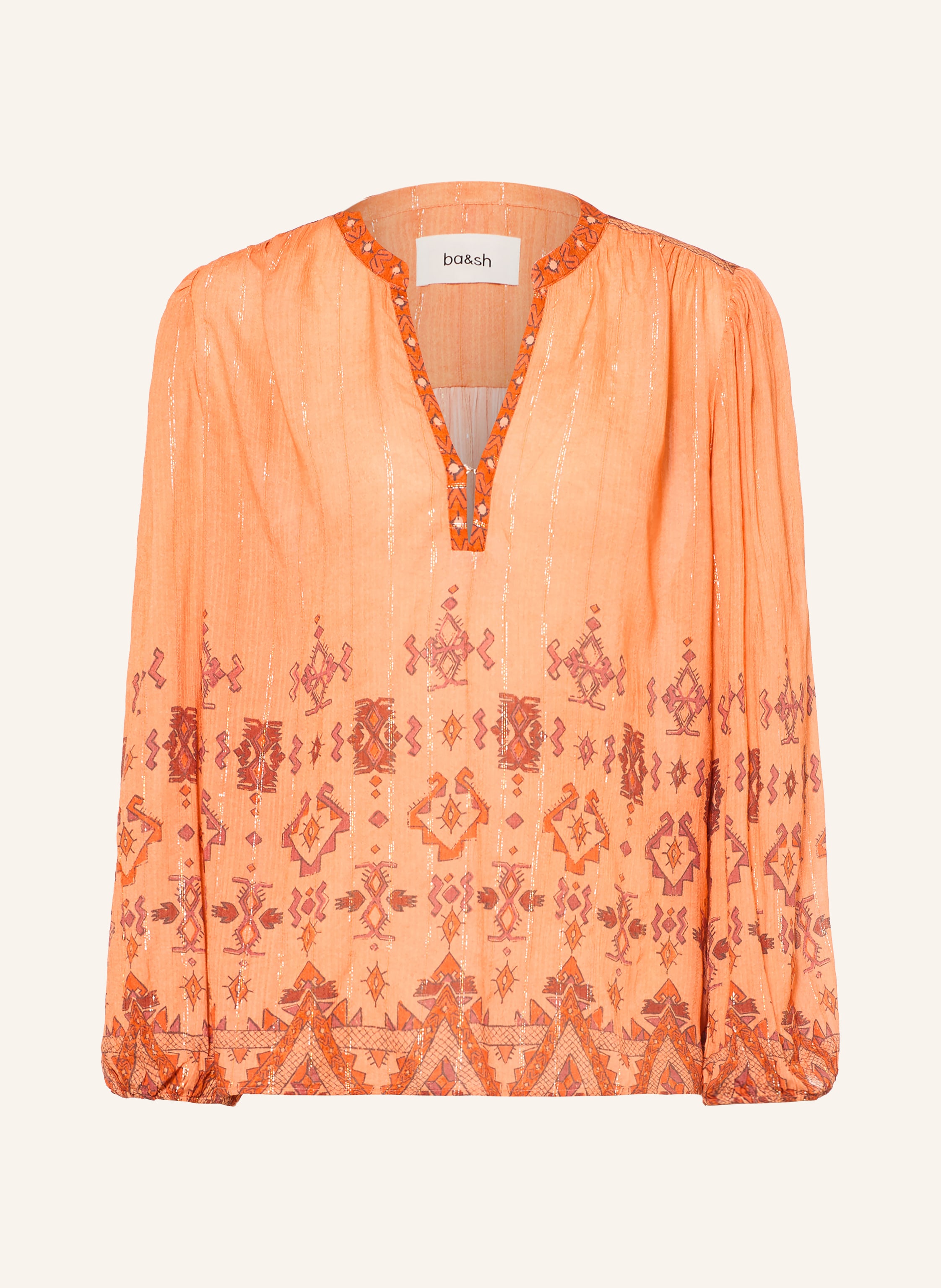 ba&sh Blusenshirt ZATO mit Glitzergarn
