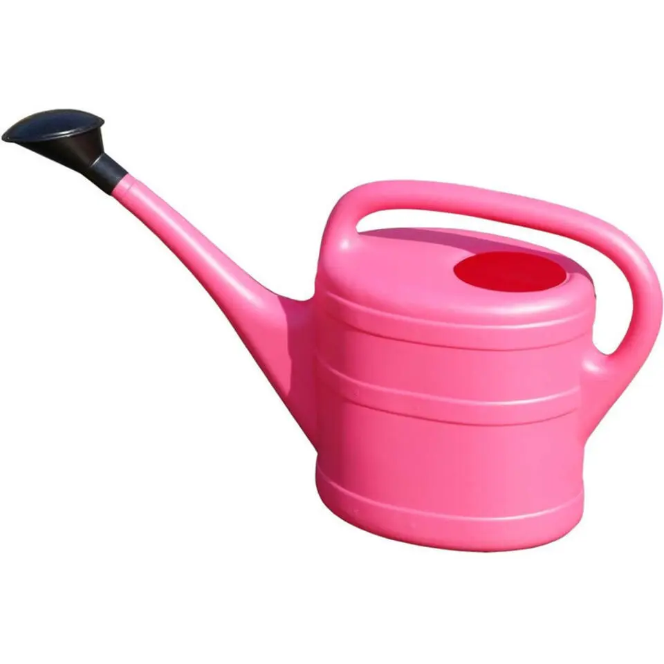 Geli Gieter - roze - kunststof - met broeskop - 5 liter