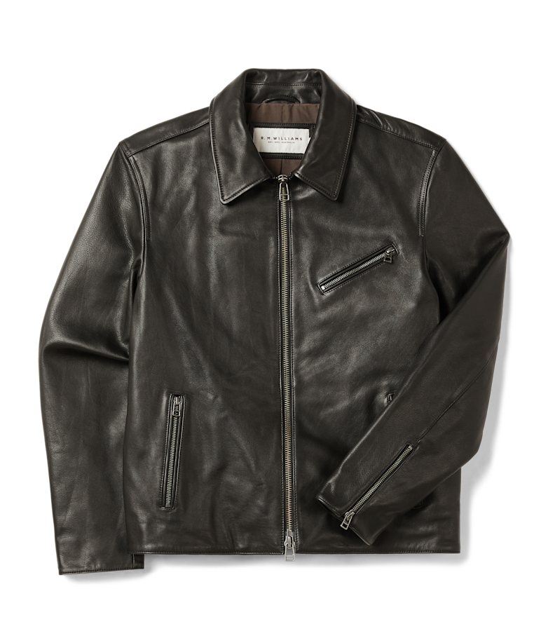 Miller leather flight jacket