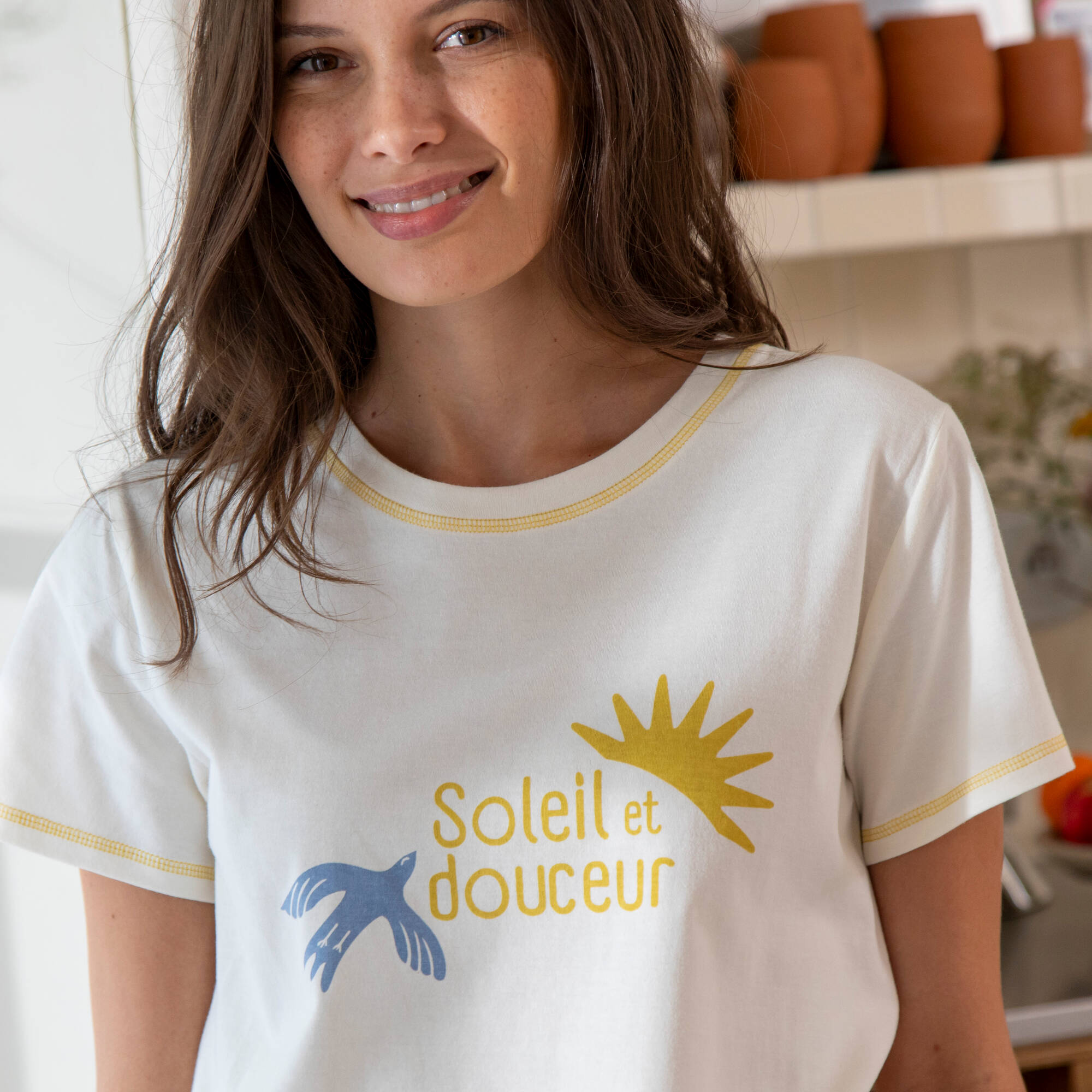 T-shirt pyjama manches courtes