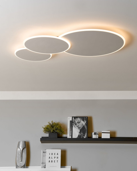 Lampa sufitowa LED okrągła biała