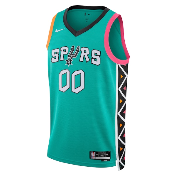San Antonio Spurs Nike Unisex 2022/23 2022/23 Swingman Custom Jersey - City Edition - Turquoise