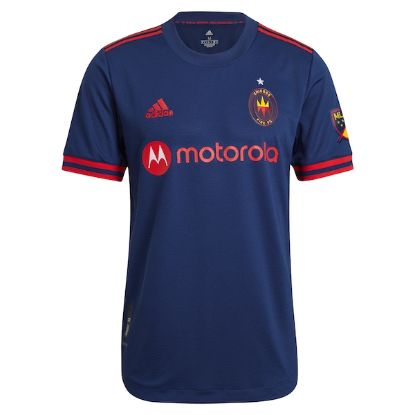 Chicago Fire adidas 2021 Primary Replica Jersey - Navy