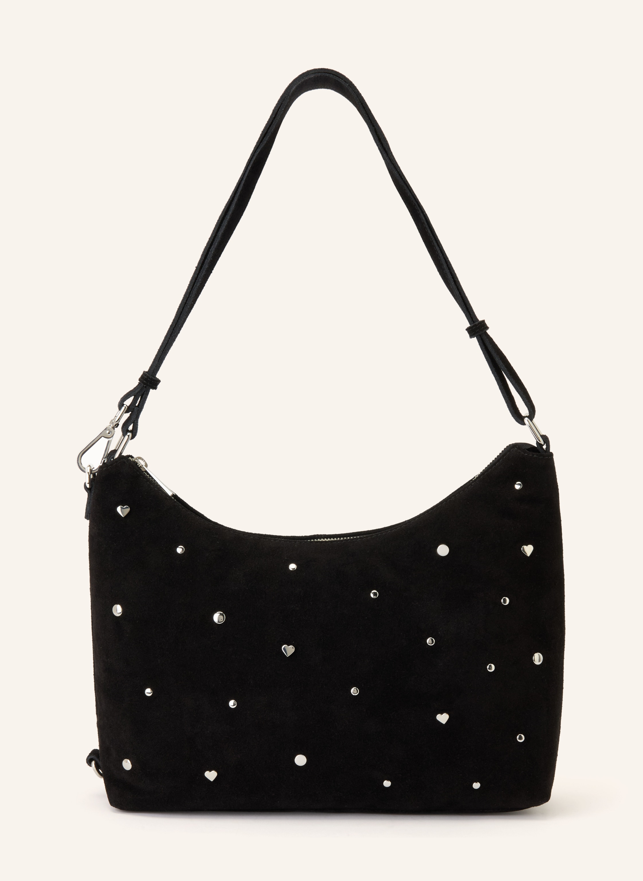 NÚNOO Schultertasche RIO SWEETHEART mit Nieten
