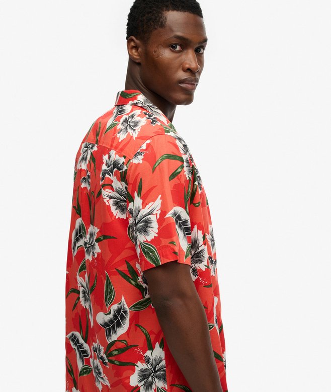 Hawaiian Print Short Sleeve Shirt