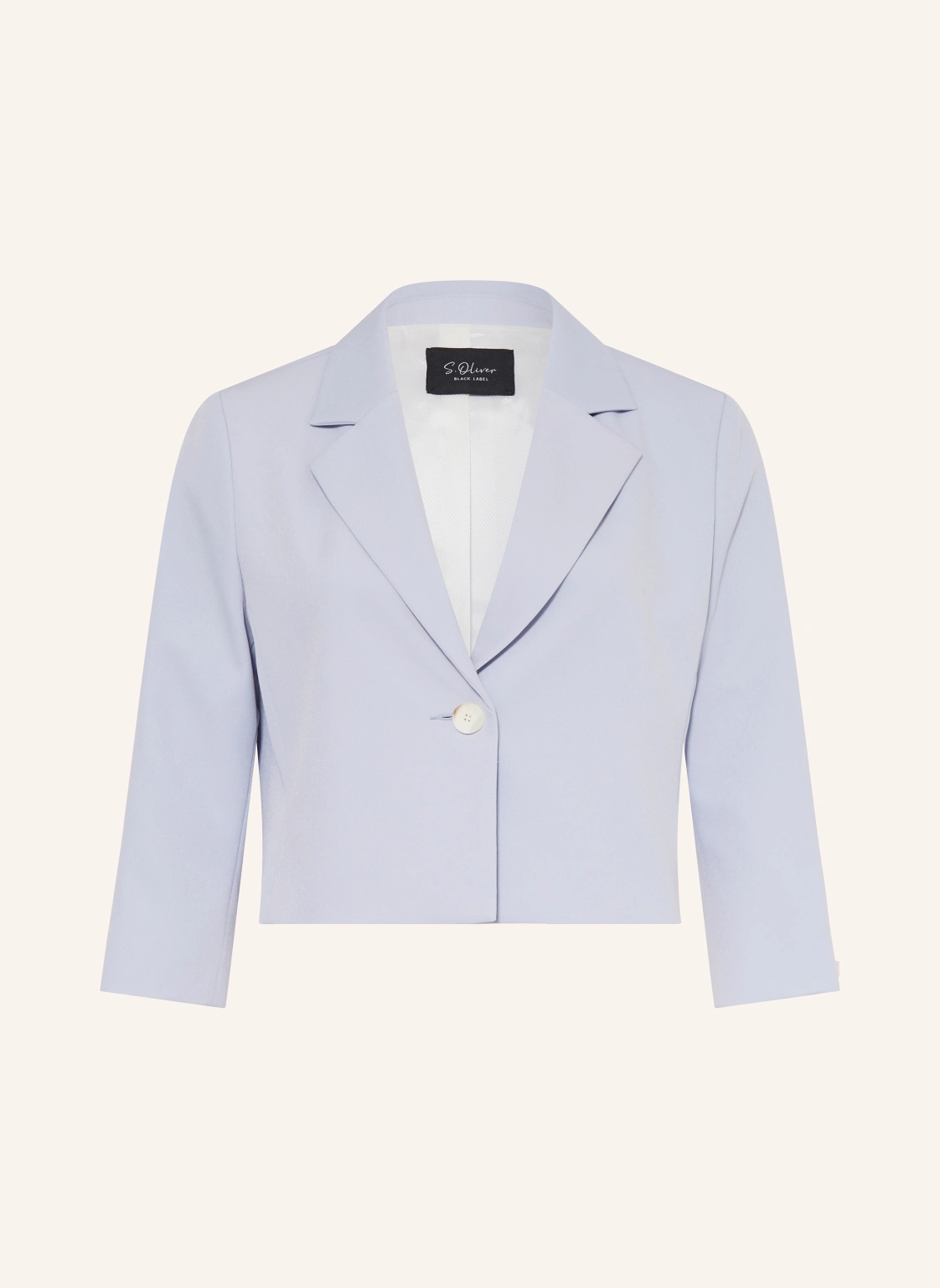 s.Oliver BLACK LABEL Cropped-Blazer mit 3/4-Arm