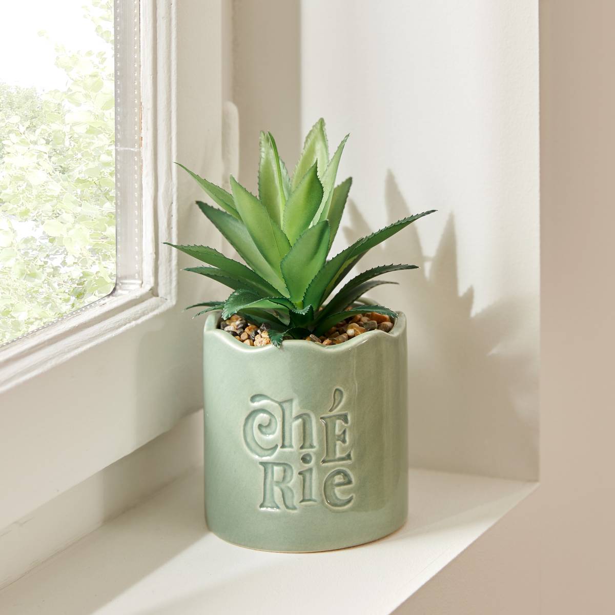 Artificial Potted Plant "Cheri" 13x10 cm