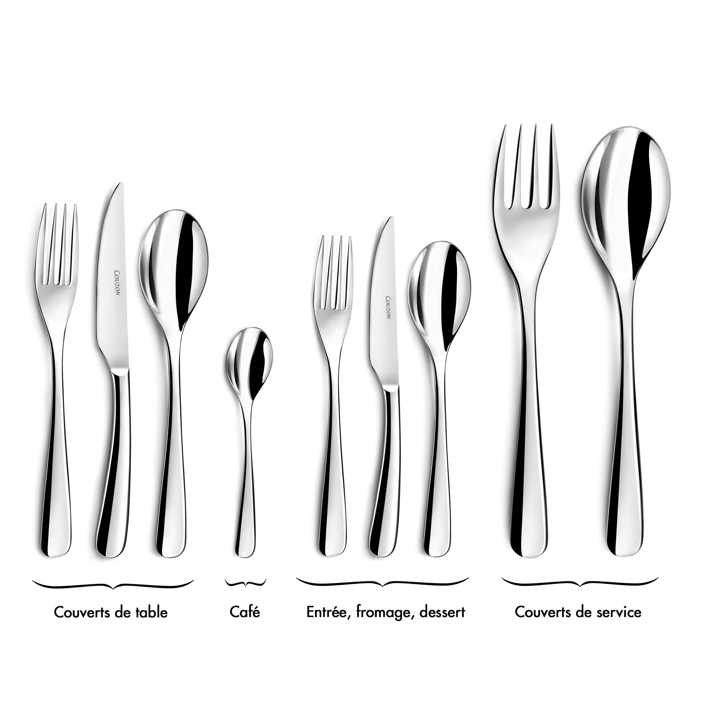 HAIKOU - Couverts de service en Acier Inoxydable
