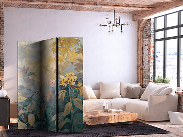 Paravent - Tapisserie Prairie et Fleurs - Kilim Printemps