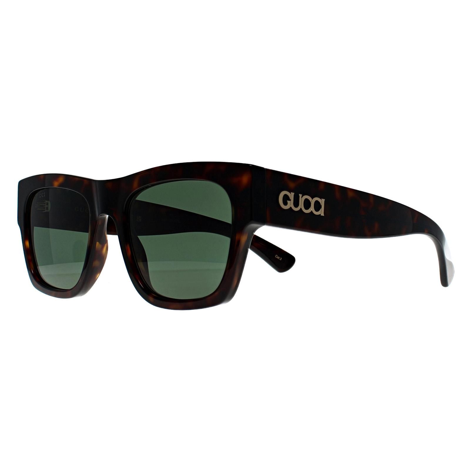 Gucci Square Havana Green GG1793S