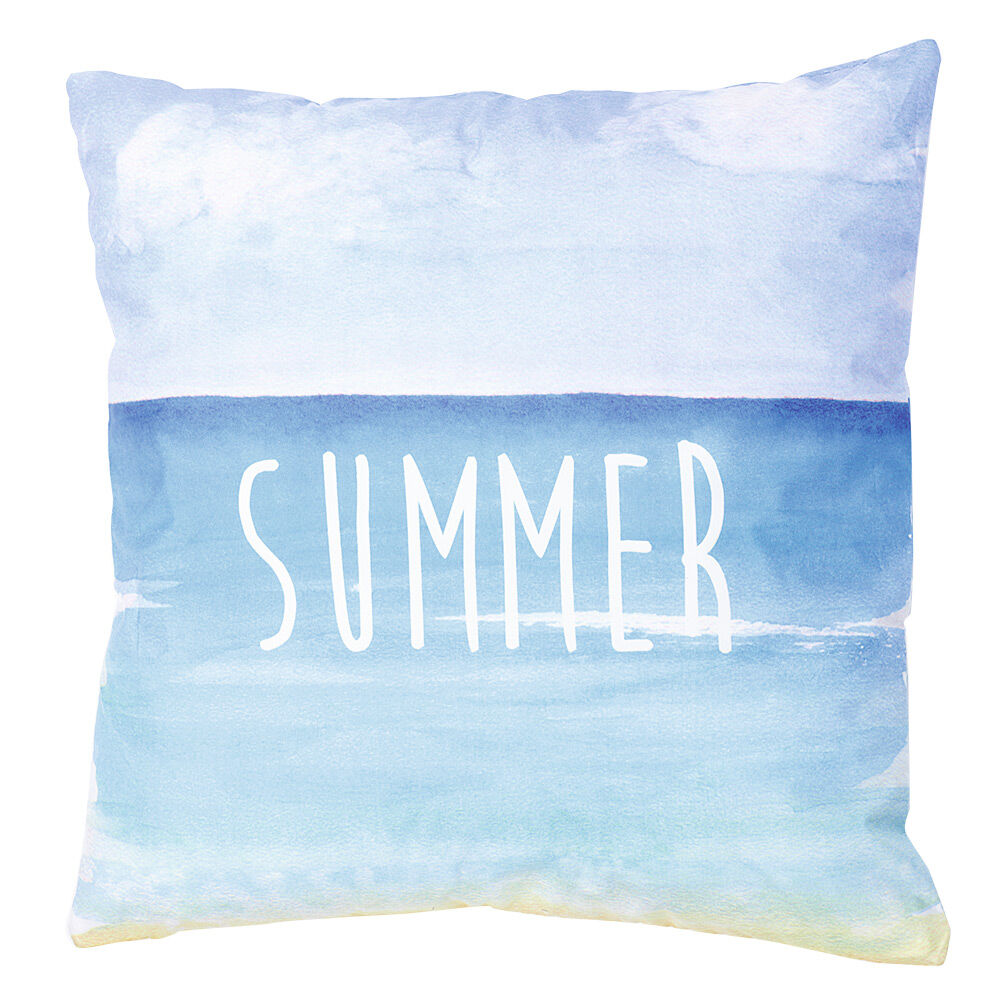 Housse de coussin d'extérieur imprimé Summer plage