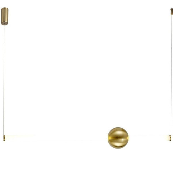 LAMPA WISZĄCA O-LINE LED elegancka 93cm mosiądz