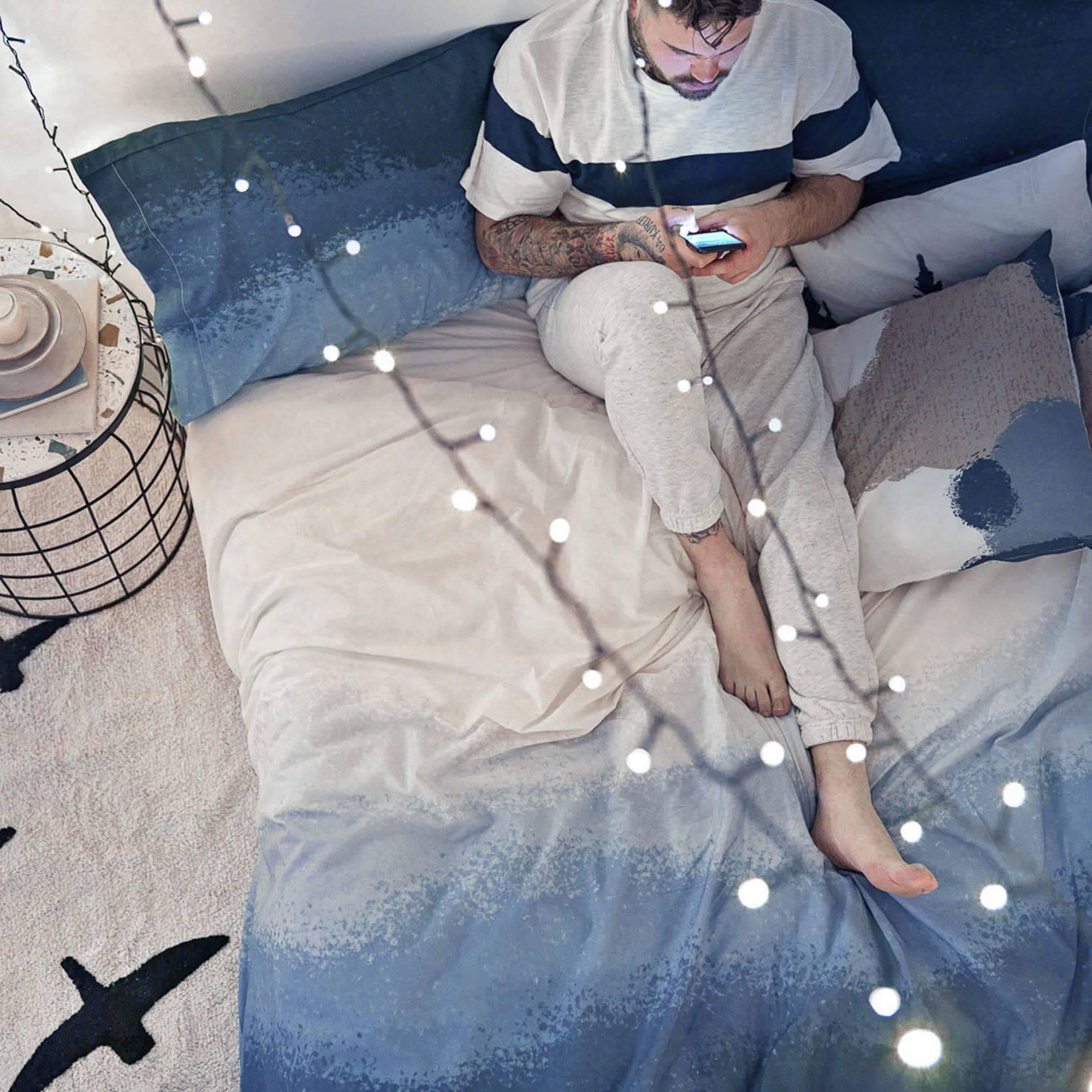 Blanc Dekbedovertrek Nightfall