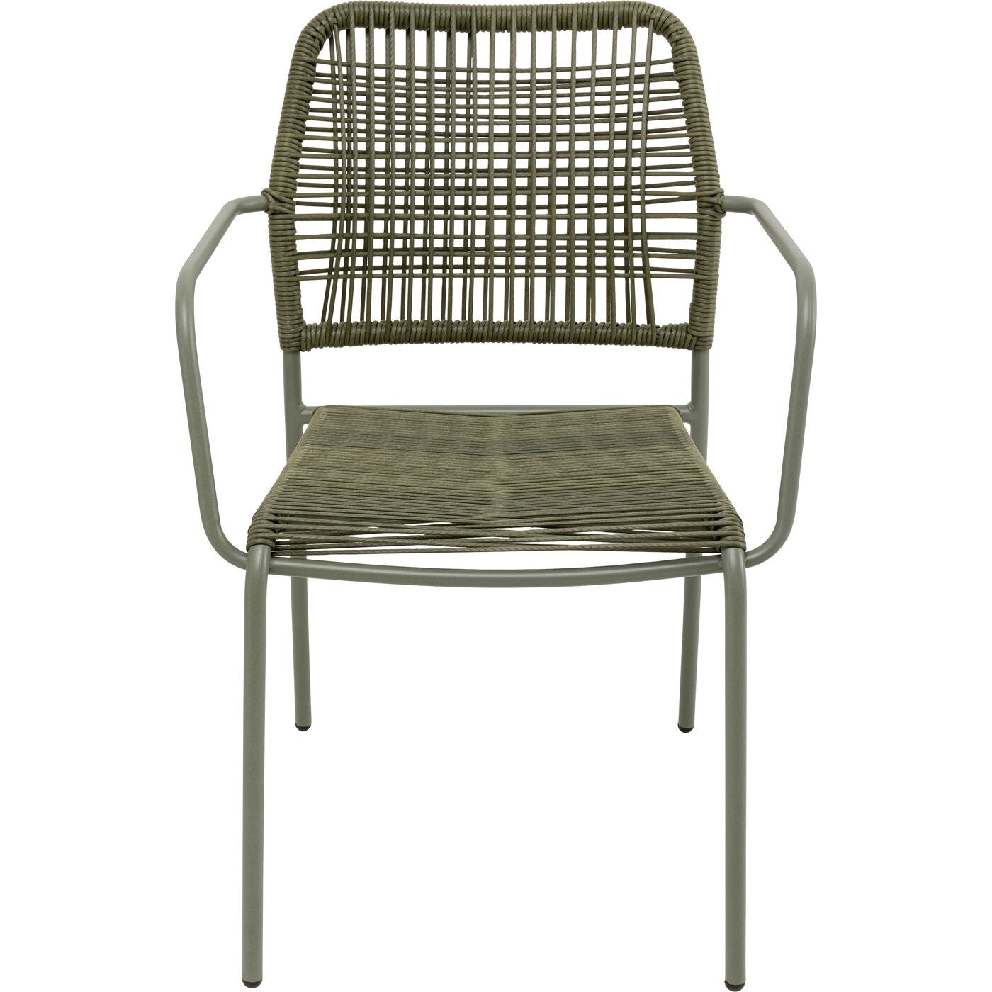 Kare Design Tuinstoel met armleuningen Madagascar groen