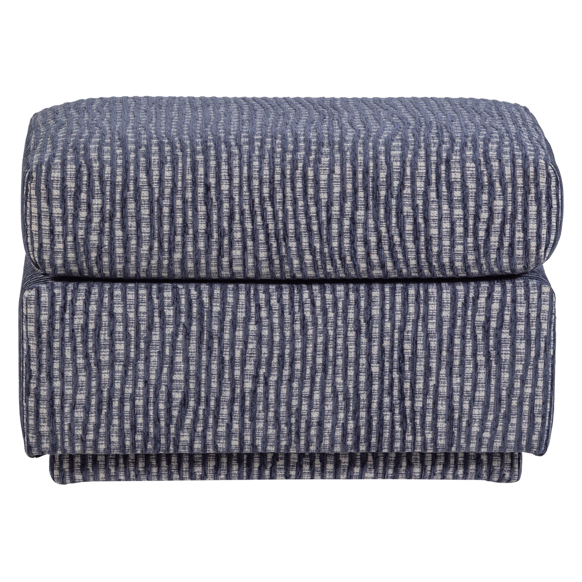 WOOOD hocker dessin Lou - Geweven Stof - Grijsblauw - 40x60x50