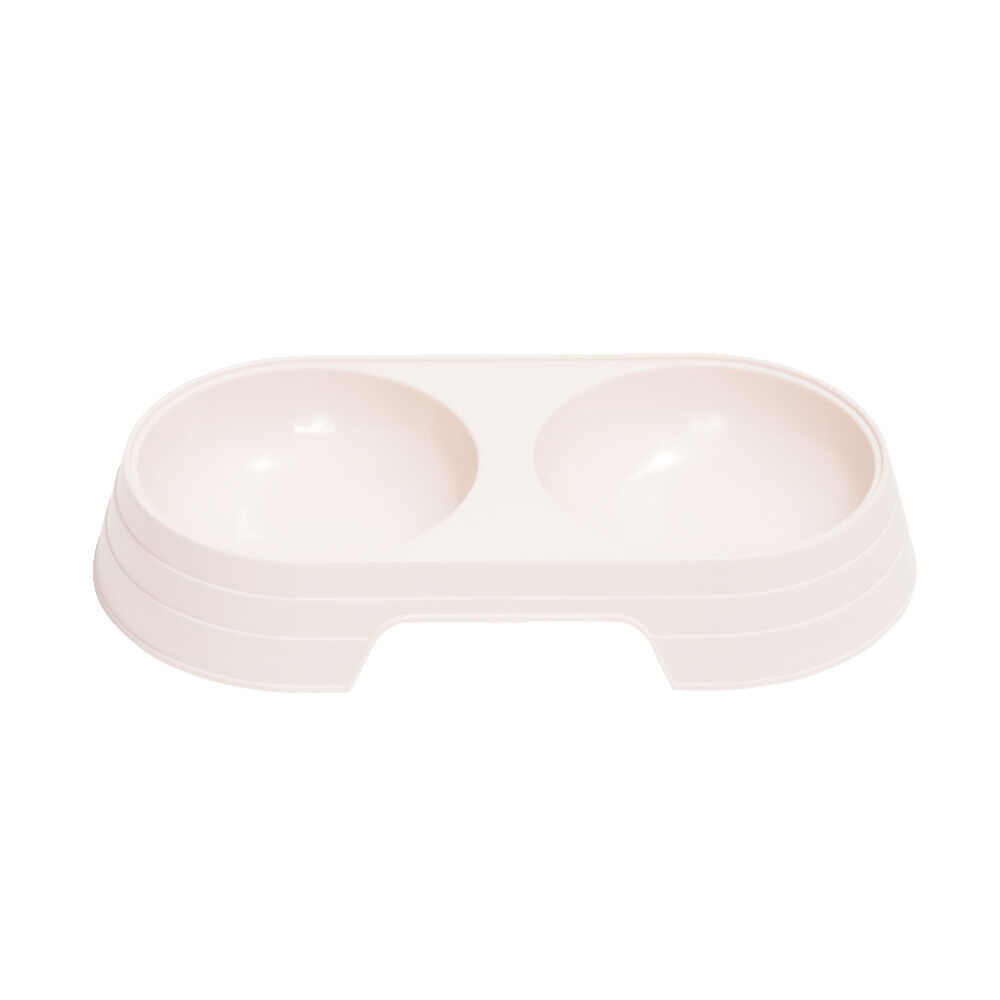 Gamelle double pour animaux - 2 coloris