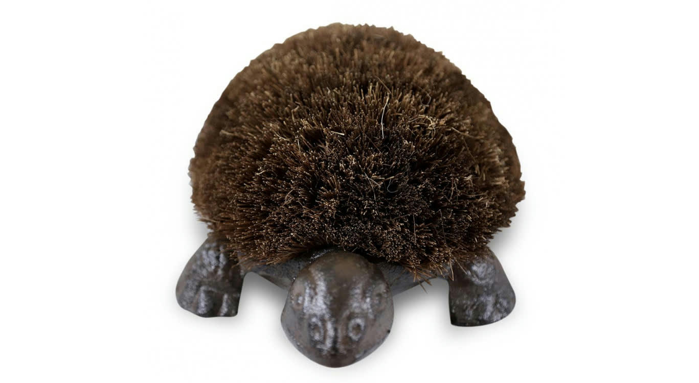 - Gratte-Pied Fonte Marron 30x18.5x13.5cm