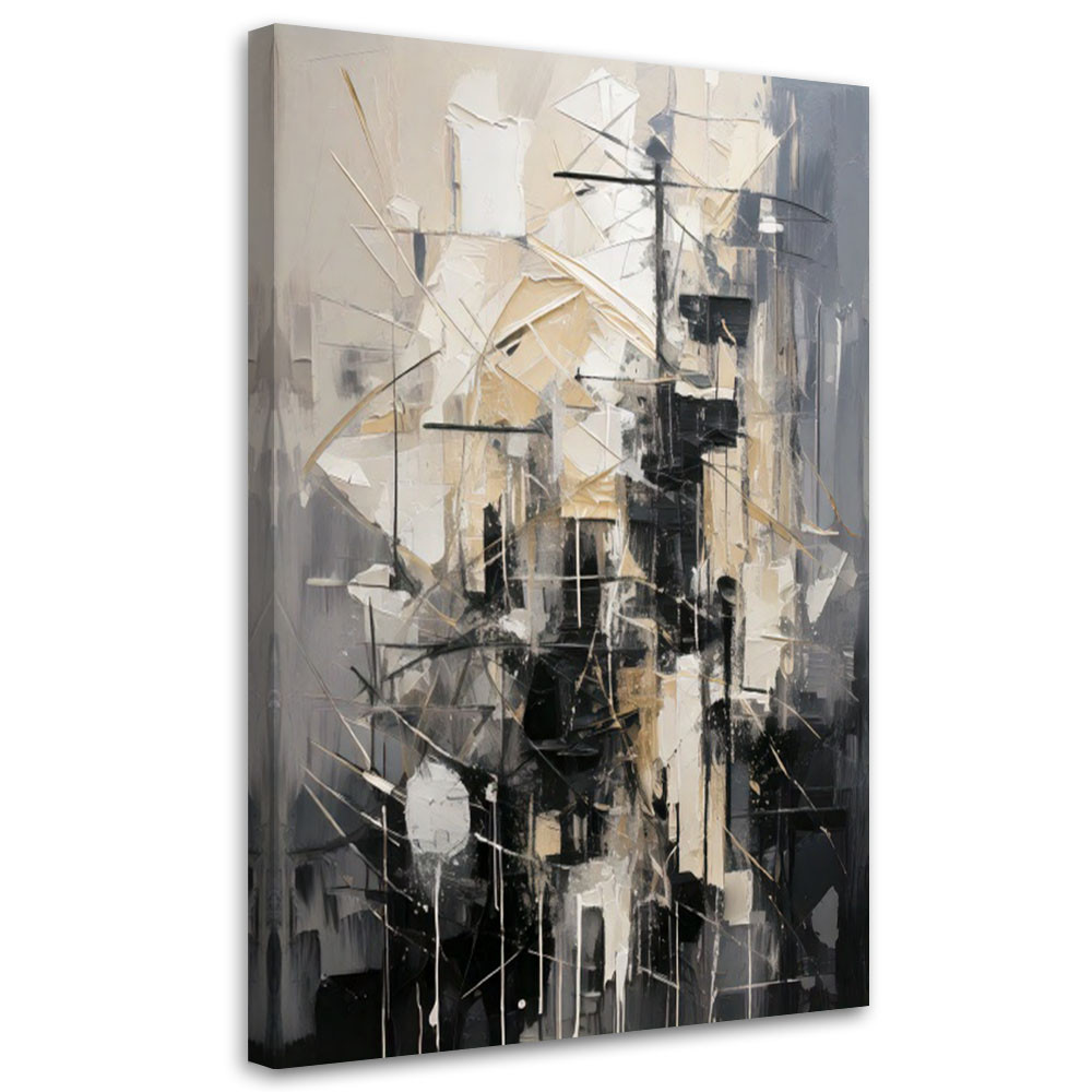 Feeby Obraz nowoczesny, Abstrakcja Miasto Minimalizm 40x60
