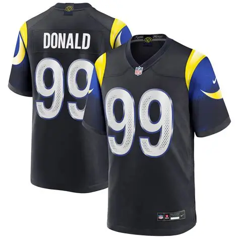 Aaron Donald Los Angeles Rams Nike 2025 Women's RIVALRIES Collection Game Jersey - Navy
