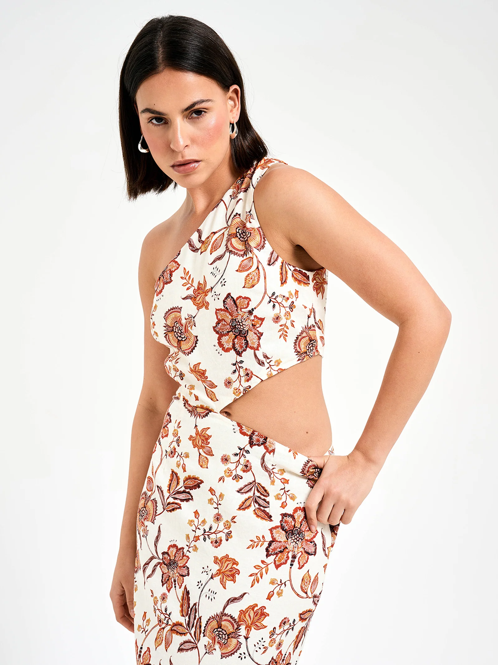 Wylder Asymmetrical MIdi Dress