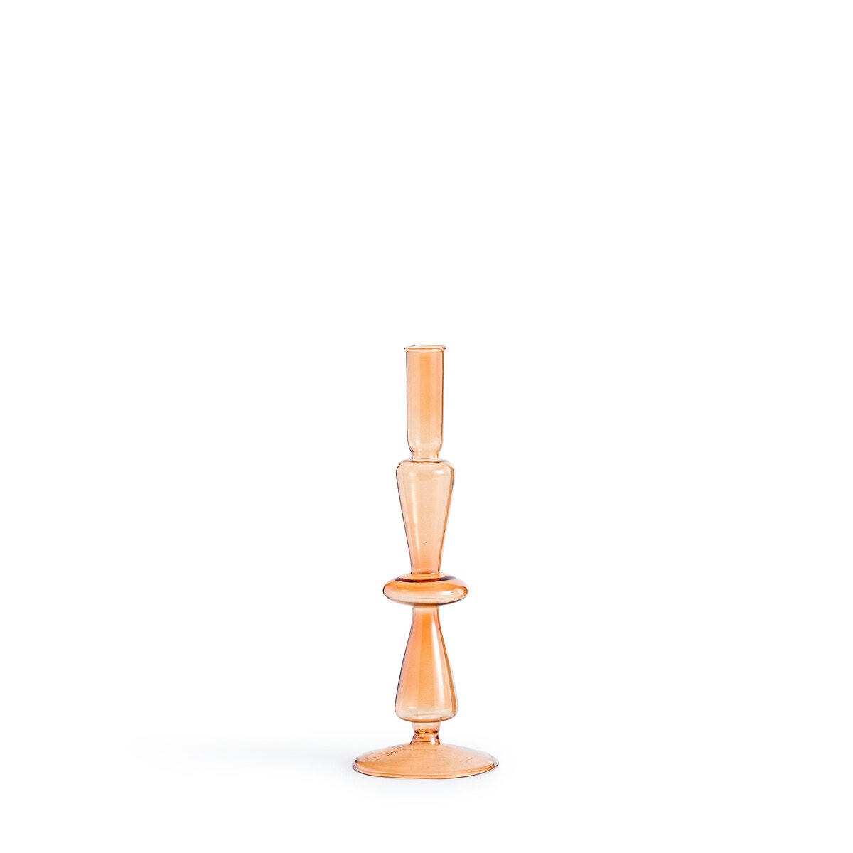 Bougeoir en verre H25 cm, Chilava