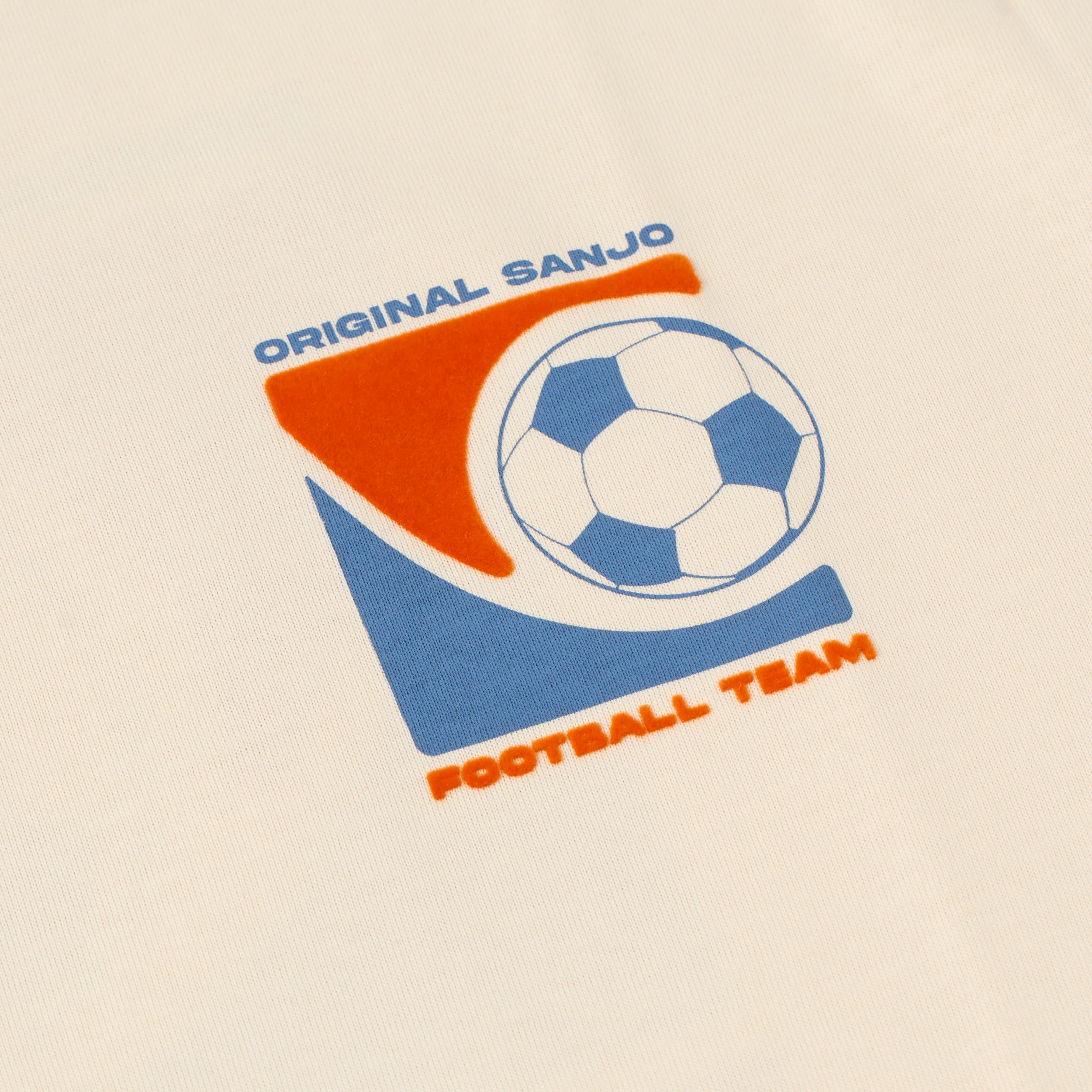 Sanjo Football T-shirt // Ecru