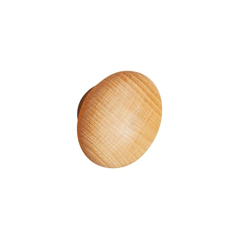 Bouton lisse en hêtre Ø 45 mm LINEA BERTOMANI