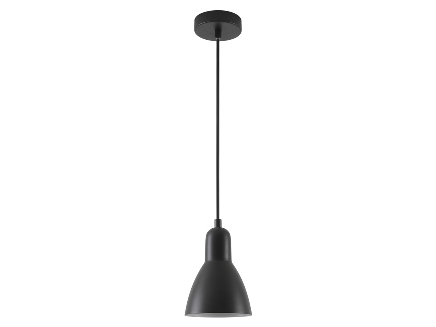 Lampa wisząca Etore metalowa czarna
