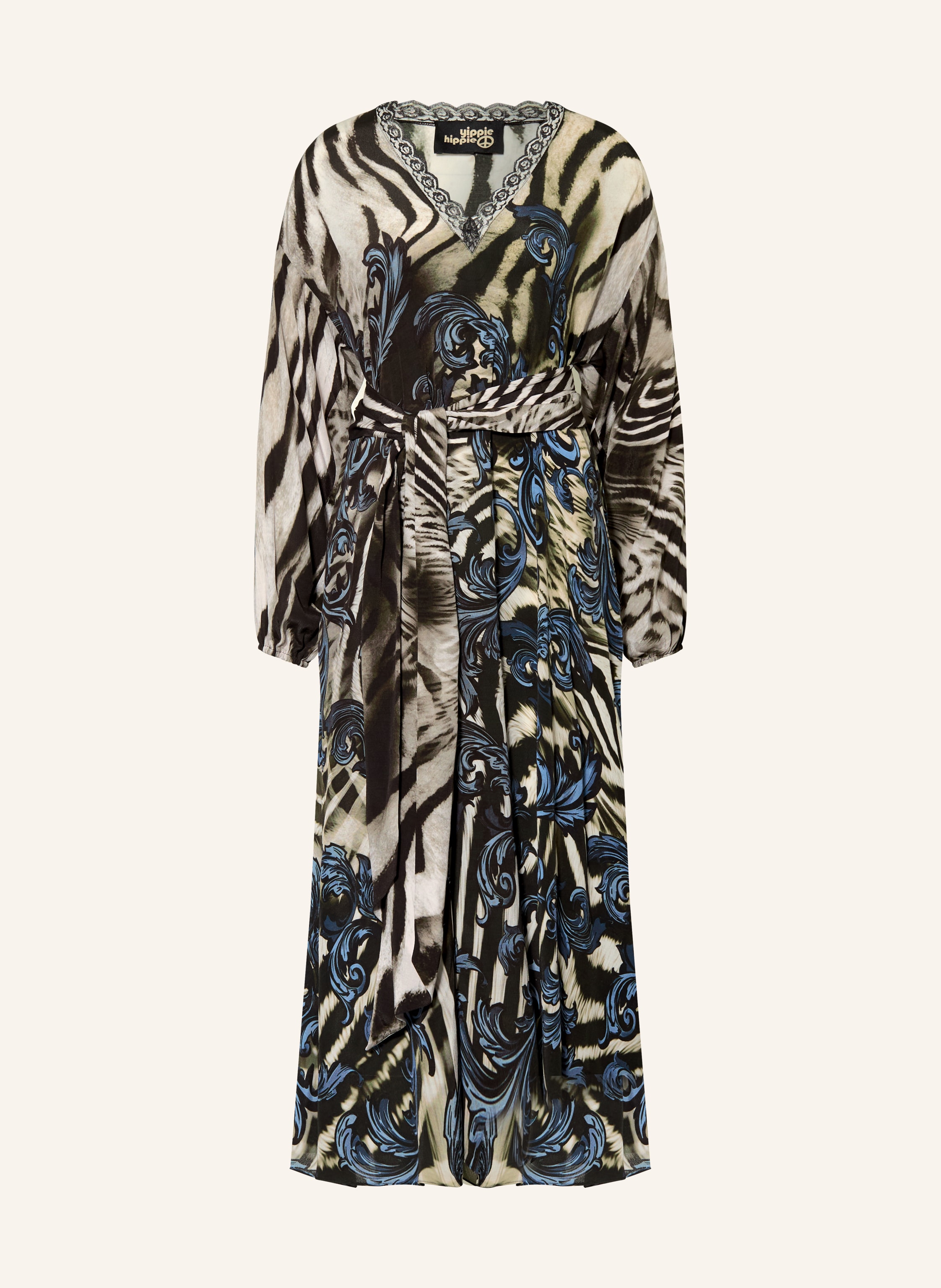 yippie hippie Kleid mit Spitze