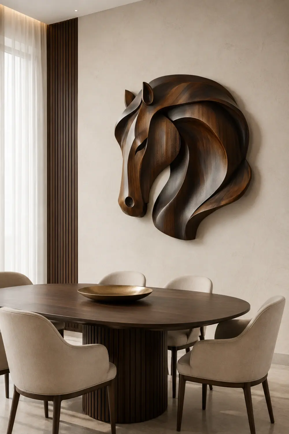 Horse Wood Relief #QA005