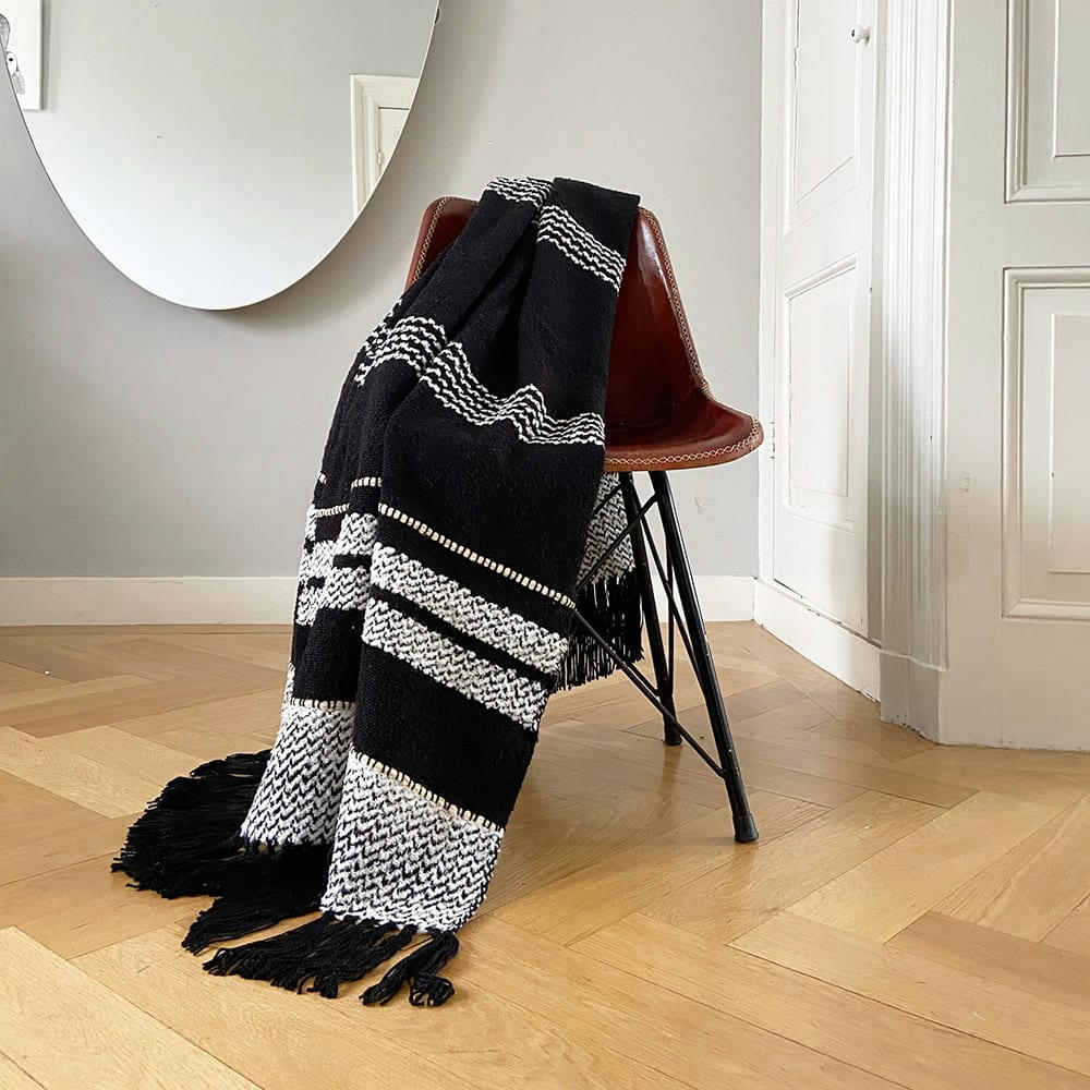 BERBER - Plaid berbère basalte 125x150