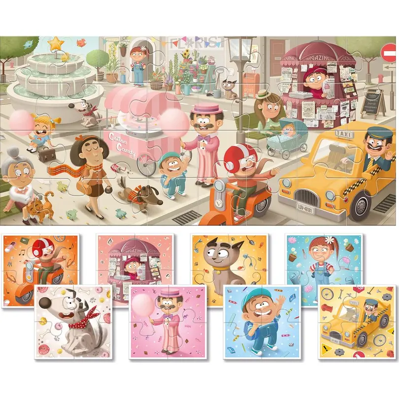 Puzzle 8er-Set Baby
