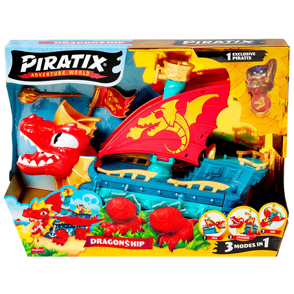 Magic Box Piratix S Dragon Ship figure